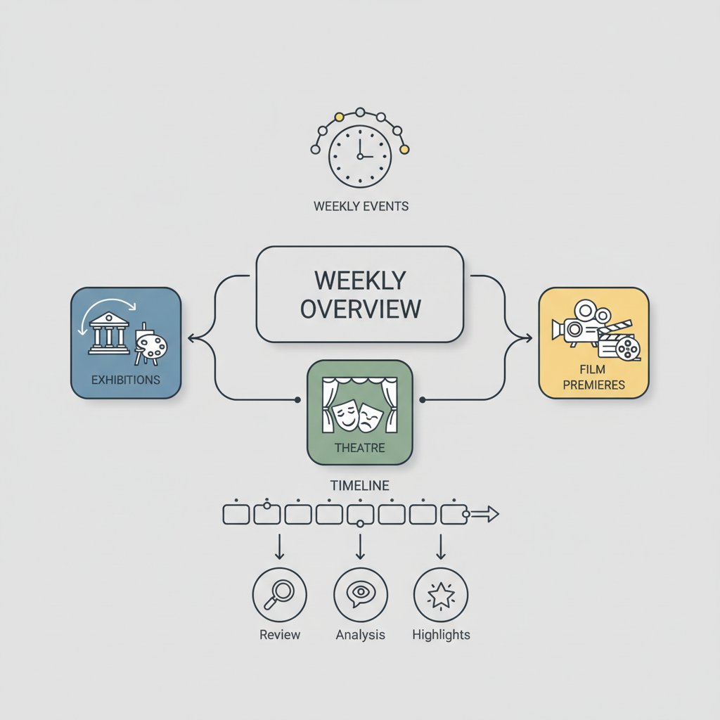 Огляд культурних подій тижня: виставки, театри та кінопрем’єри