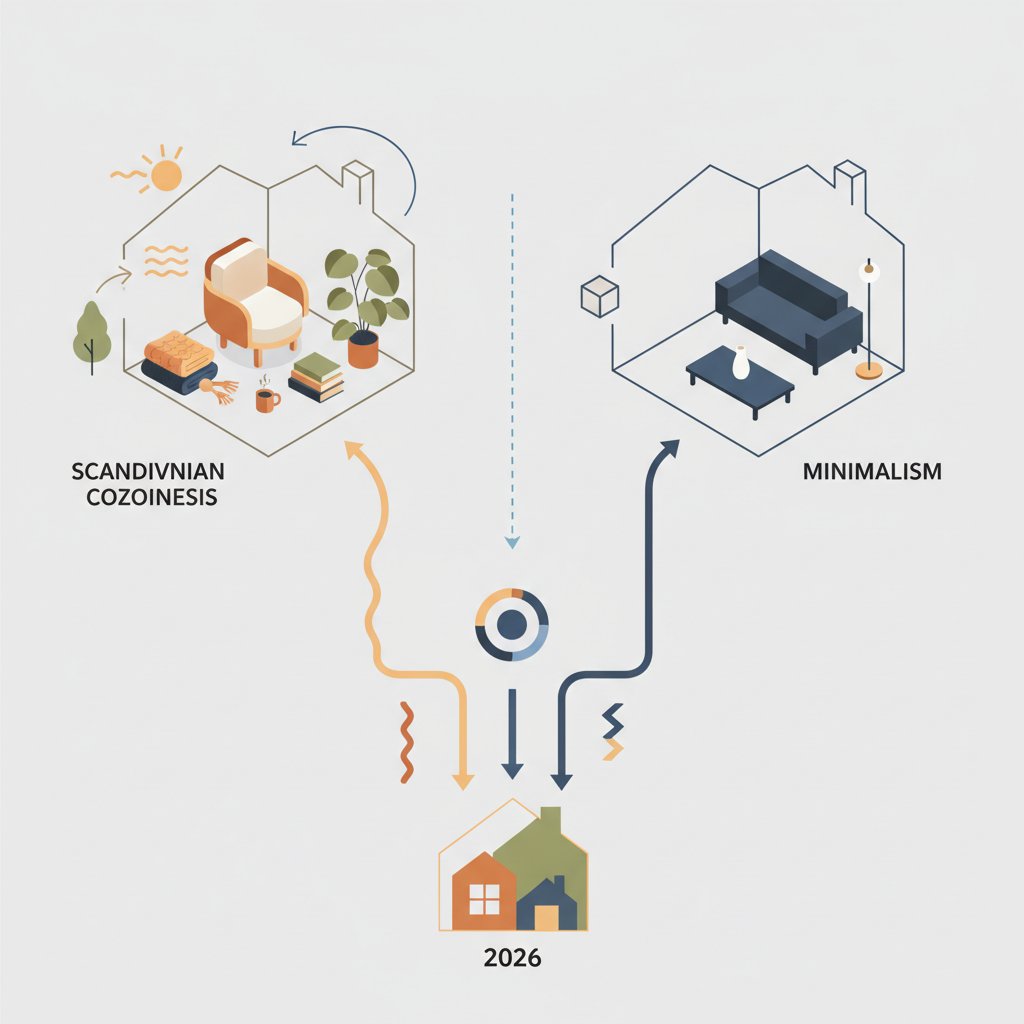 Скандинавський затишок чи мінімалізм? Головні тренди в інтер’єрі 2026