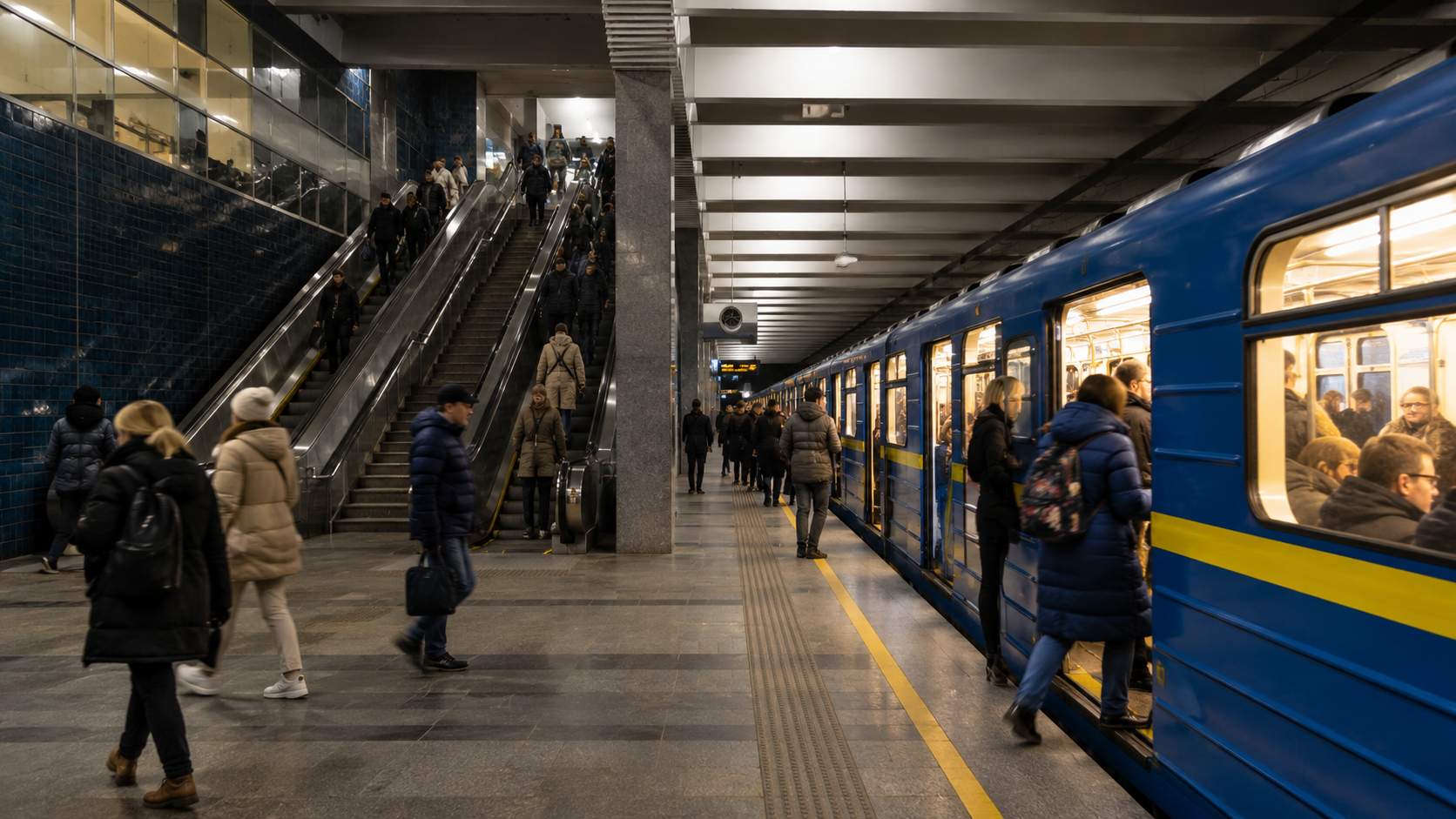 Станція метро у Дніпрі