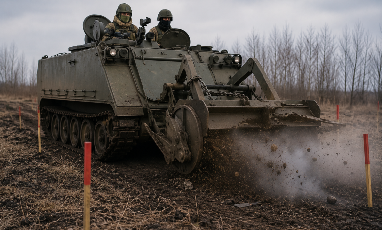 розмінування за допомогою M113