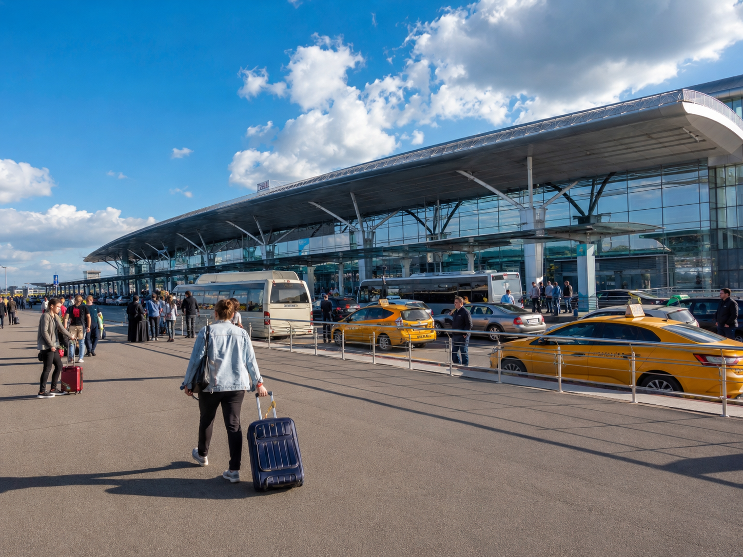От аэропорта Борисполь до центра Киева