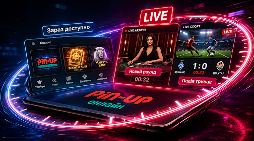 Як режим реального часу в Pin-Up онлайн поєднує різні формати платформи