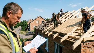 Як залатати пошкоджений дах після вибуху